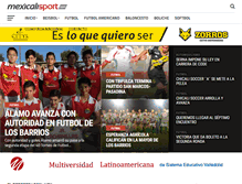 Tablet Screenshot of mexicalisport.com
